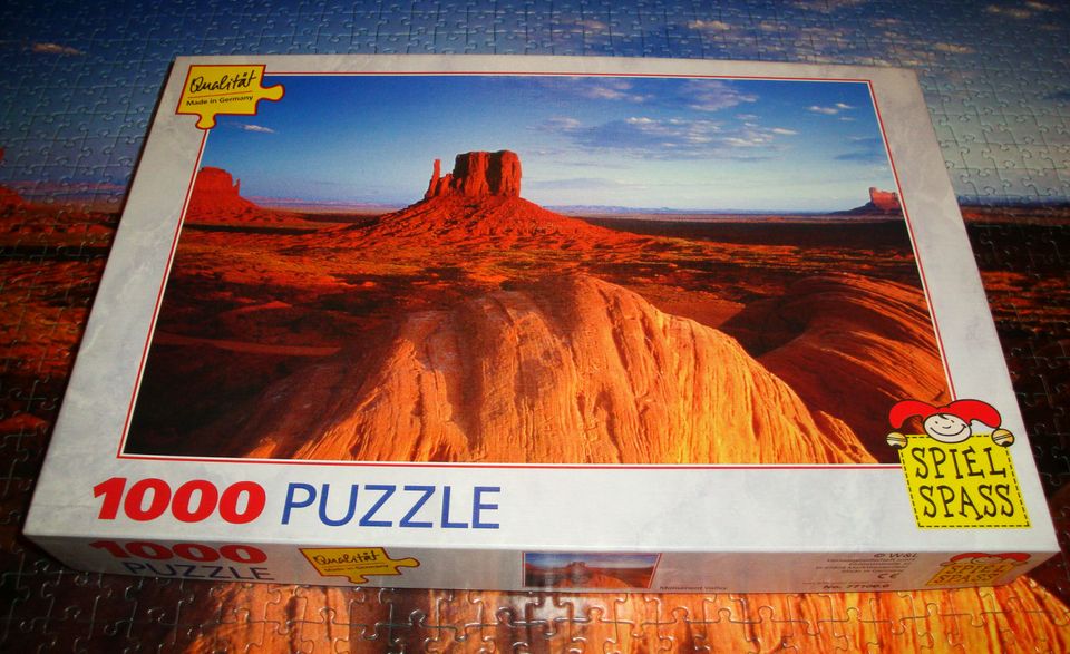 Spiel Spass - Puzzle Monument Valley 1000 T., 1x gel. kompl. w.n. in Bückeburg