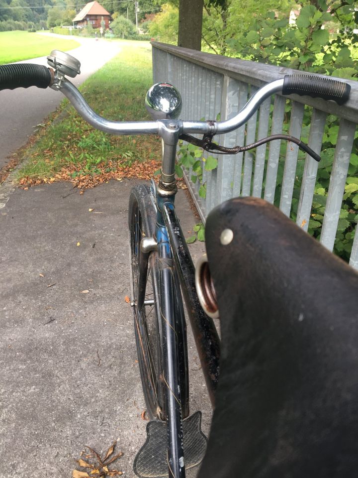 Bismarck Fahrrad 1949 Eingang in Stegen