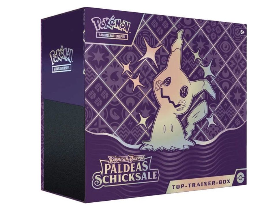 ✅ Pokemon - Paldeas Schicksale Top Trainer Box TTB - Deutsch NEU in Grafenrheinfeld