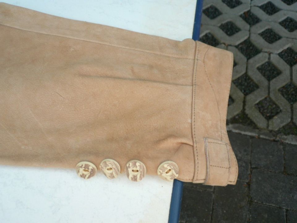 Trachten - Hirschlederhose - Gr. 28 / S  natur - neu - in Ostrhauderfehn