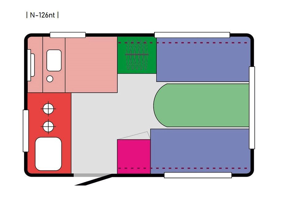 Niewiadów N126NT *Bad/WC*Alu*850kg*sofort* in Käbschütztal