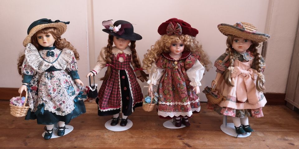 Porzellanpuppen - Deko - teilweise Neu - Puppensammlung - Vintage in Burghausen