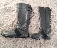 Geox Echtleder Schnüren Stiefeletten Stiefel schwarz Größe 38 neu Niedersachsen - Bremervörde Vorschau