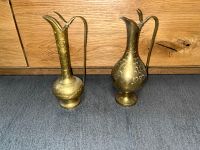 Wow 2 Metal Vasen Messing? Vintage Marokko Hessen - Nieste Vorschau