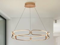 Hängelampe Colette gold rund modern LED Deckenlampe Design Luxus Berlin - Treptow Vorschau
