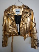 H&Moschino Lederjacke gold limitiert Nordrhein-Westfalen - Voerde (Niederrhein) Vorschau