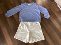 Sommer Set, Bermuda weiß und Vila Bluse blau, Gr. 44 Neu Niedersachsen - Danndorf Vorschau