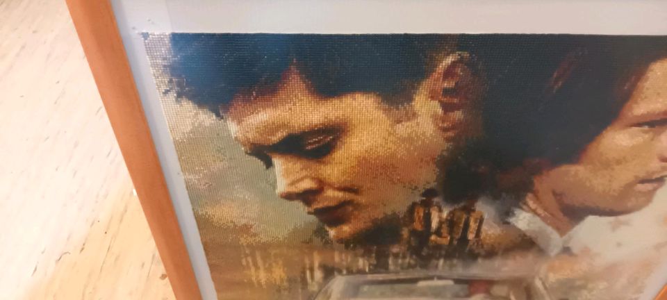 Supernatural Poster Diamantpainting mit Bilderrahmen in Bielefeld