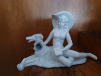 Porzellanfigur Dame mit Hund Bayern - Amberg Vorschau