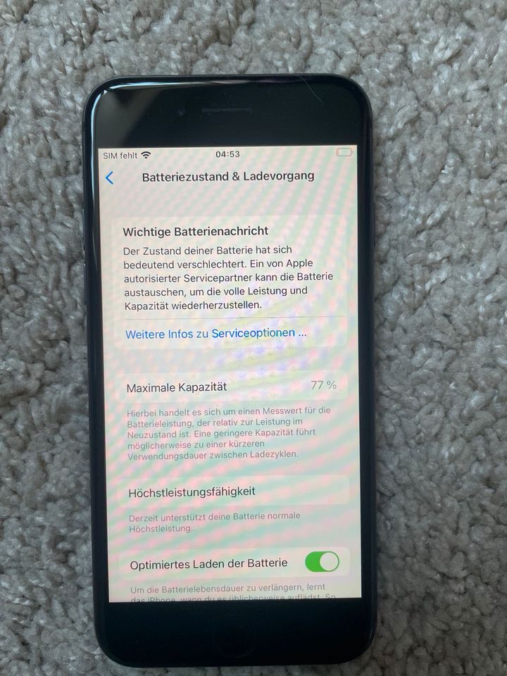 iPhone 8 256GB guter Zustand Schwarz Grau in Gerolstein