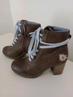 Trachten Stiefelette olivgrün Gr. 37 wie neu Bayern - Pfatter Vorschau