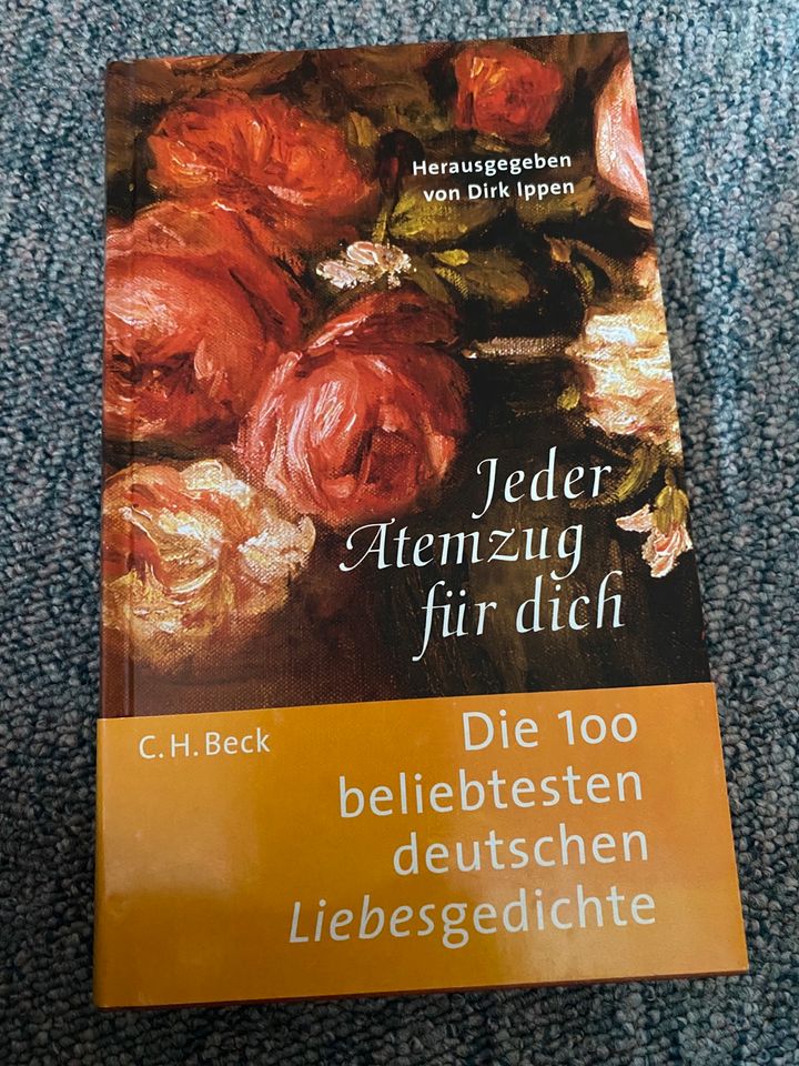 Buch “die 100 beliebtesten deutschen Liebesgedichte” in Borgstedt