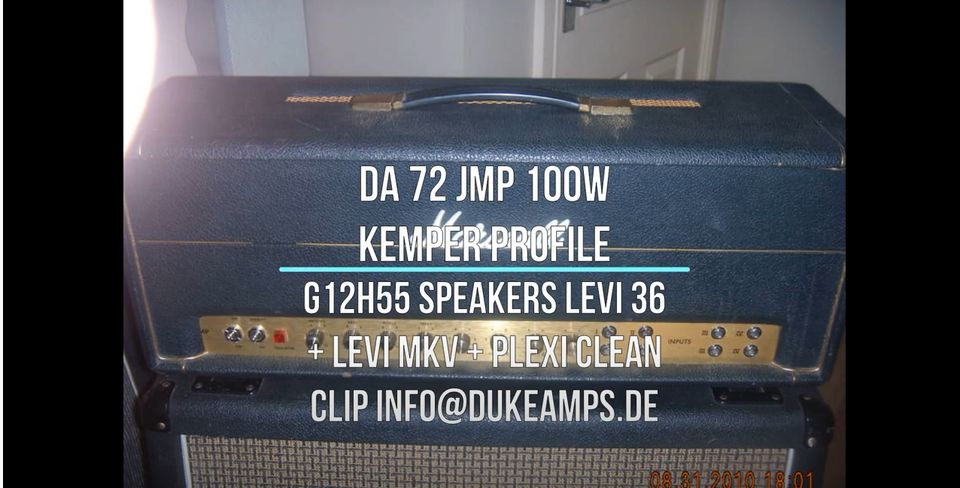 Dukeamps 72 JMP 100w Amp, 18 Kemper Profiles in Mittweida