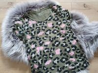 ♥ EDC by ESPRIT LEO PRINT  SHIRT GR.S KHAKI SCHWARZ ROSE Nordrhein-Westfalen - Brilon Vorschau