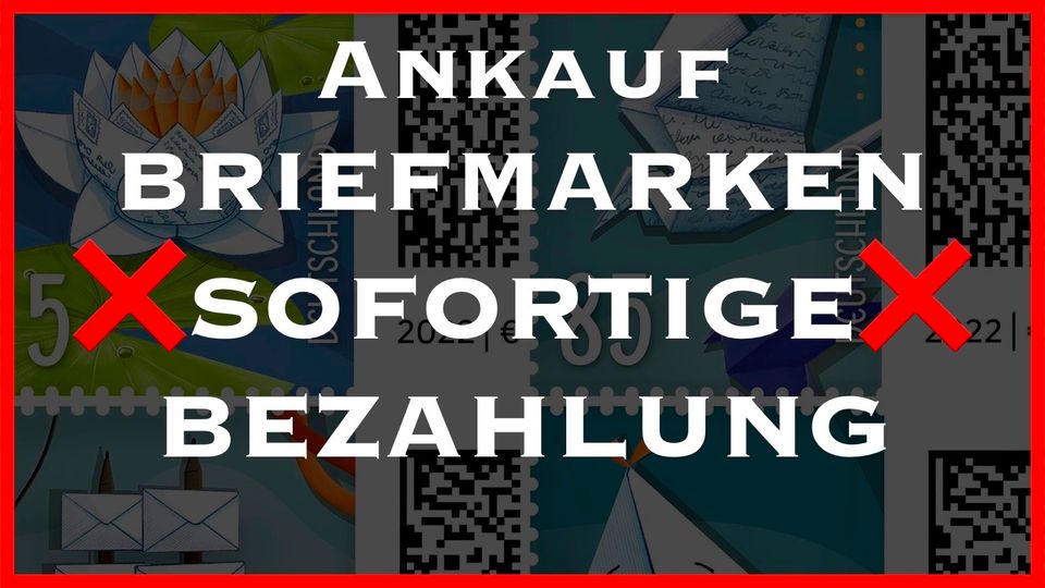 ‼️ 0,85 1,60 -ANKAUF SUCHE GÜLTIGE BRIEFMARKEN - ALLE WERTE ‼️ in Nürnberg (Mittelfr)