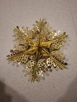 Stern Weihnachten DDR Zeiten golden Folie faltbar Sachsen - Lunzenau Vorschau