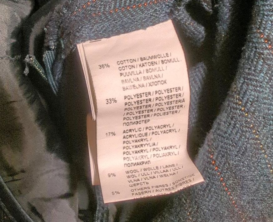 Stoffhose Hose mit Wolle Artigiano  42  neu mit Etikett in Unna