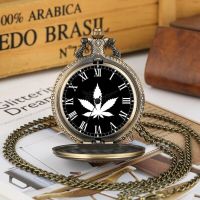 Cannabis Weed Taschen Uhr Marihuana Symbol Taschenuhr in Bronze Nordrhein-Westfalen - Krefeld Vorschau