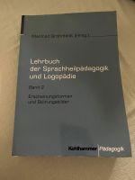 Lehrbuch der Sprachheilpädagogik und Logopädie Band 2 Nordrhein-Westfalen - Mülheim (Ruhr) Vorschau