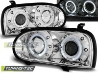 VW Golf 3 Angeleyes Optik Scheinwerfer LED Ringe, Chrom Kreis Ostholstein - Bad Schwartau Vorschau