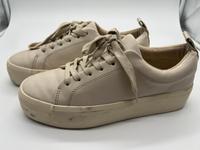 Blogger Zara Schuhe Plateau Sneaker Schnürer Gr. 40 beige Nordrhein-Westfalen - Bad Oeynhausen Vorschau