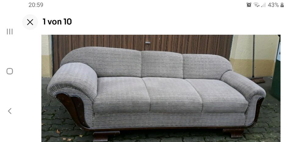 Kanapee sofa federkern 2m in Feuchtwangen