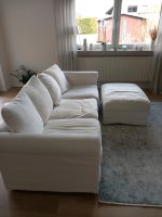 Couch 3-Sitzer von IKEA + Hocker Saarland - Wadgassen Vorschau