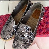 Tory Burch Schuhe Pailletten Espadrille silber Mischa 37,5 38 Hamburg-Nord - Hamburg Winterhude Vorschau