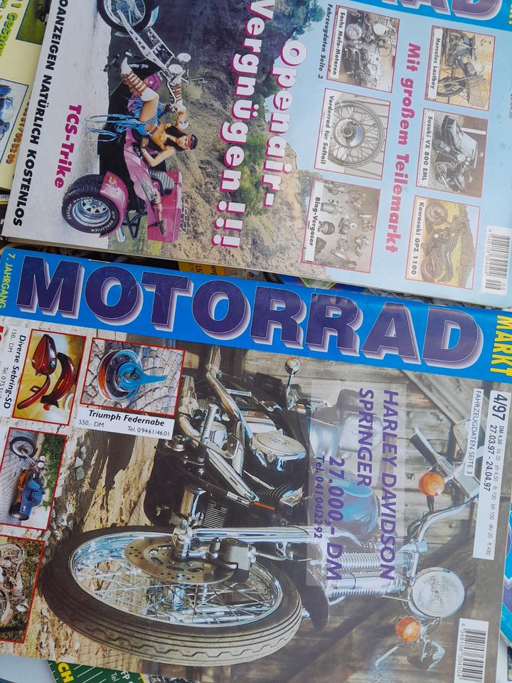 Zeitung Motorrad 53 x Zeitschriften Bilder Oldtimer alle =20 Euro in Recklinghausen