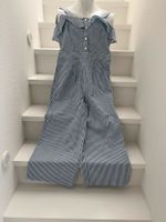 Zara Overall Marinestyle S weiß blau A-Linie Marlene Hose Jumpsui Baden-Württemberg - Weil der Stadt Vorschau