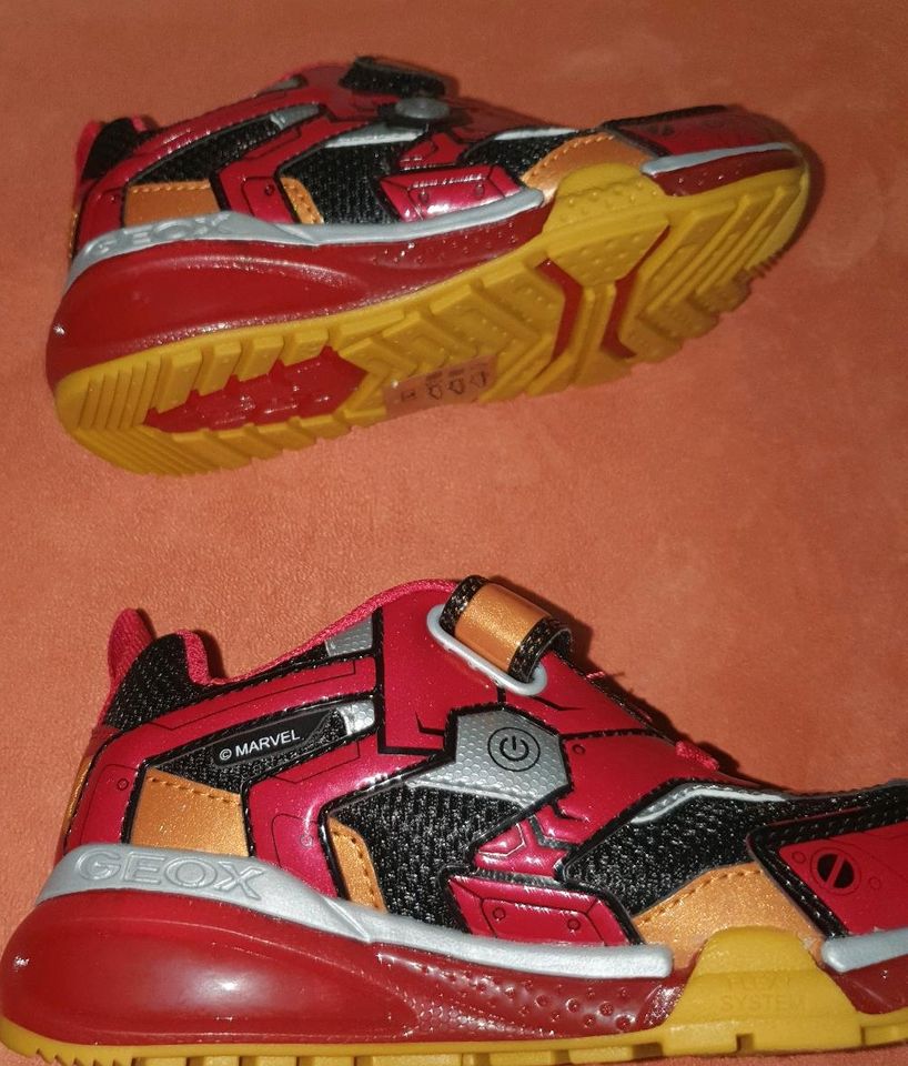 Geox Sneakers Iron Man, *Neu MARVEL Black/Red in Illingen