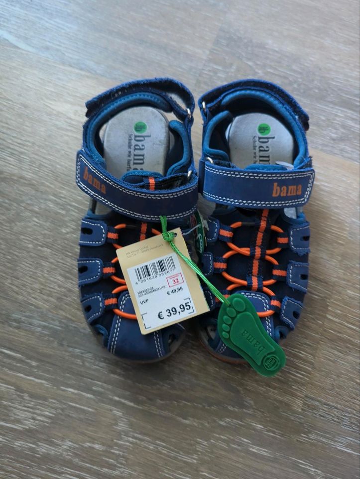 Bama Schuhe Größe 32 neu echt Leder blau Sandalen Sommerschuhe in Berlin