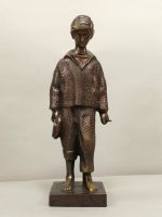 Schwere 28cm Bronze Skulptur Junge 4,8kg Vollguss Thüringen - Erfurt Vorschau