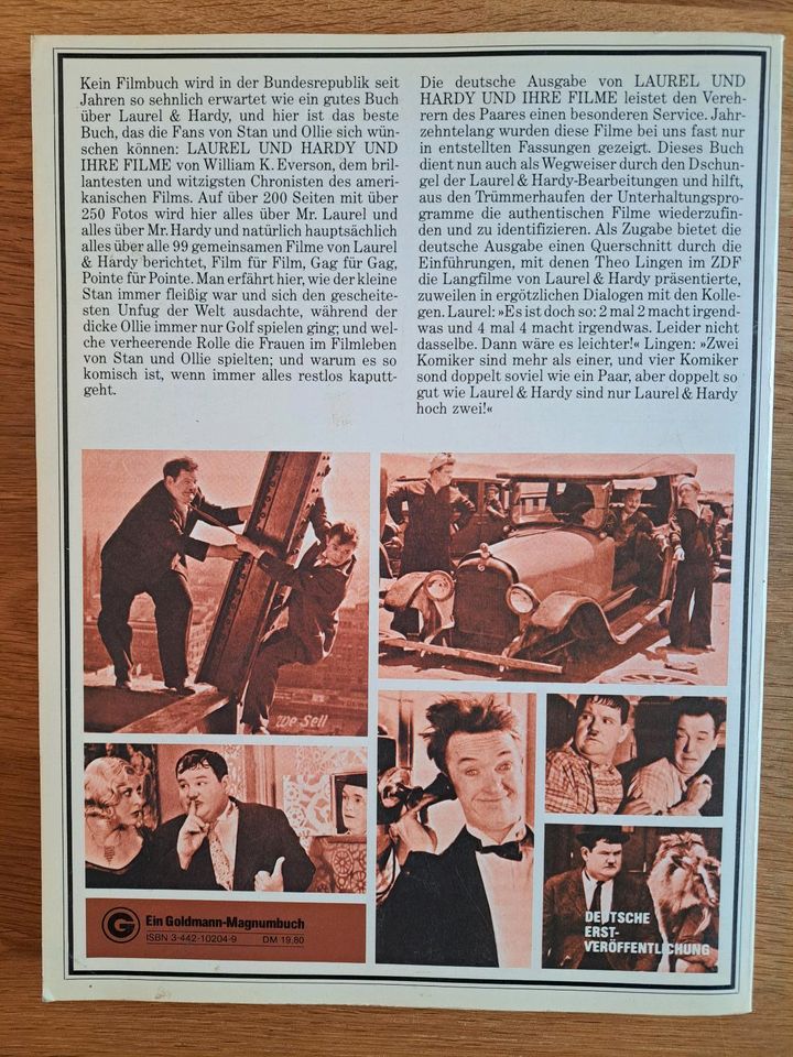 Laurel und Hardy und ihre Filme -Erstausgabe- Buch in Lübeck