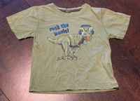 T-Shirt grün Motiv: T-Rex Dinosaurier Gr. 110 Wuppertal - Langerfeld-Beyenburg Vorschau