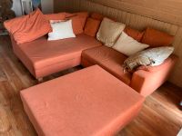 Couch in terracotta Niedersachsen - Wunstorf Vorschau