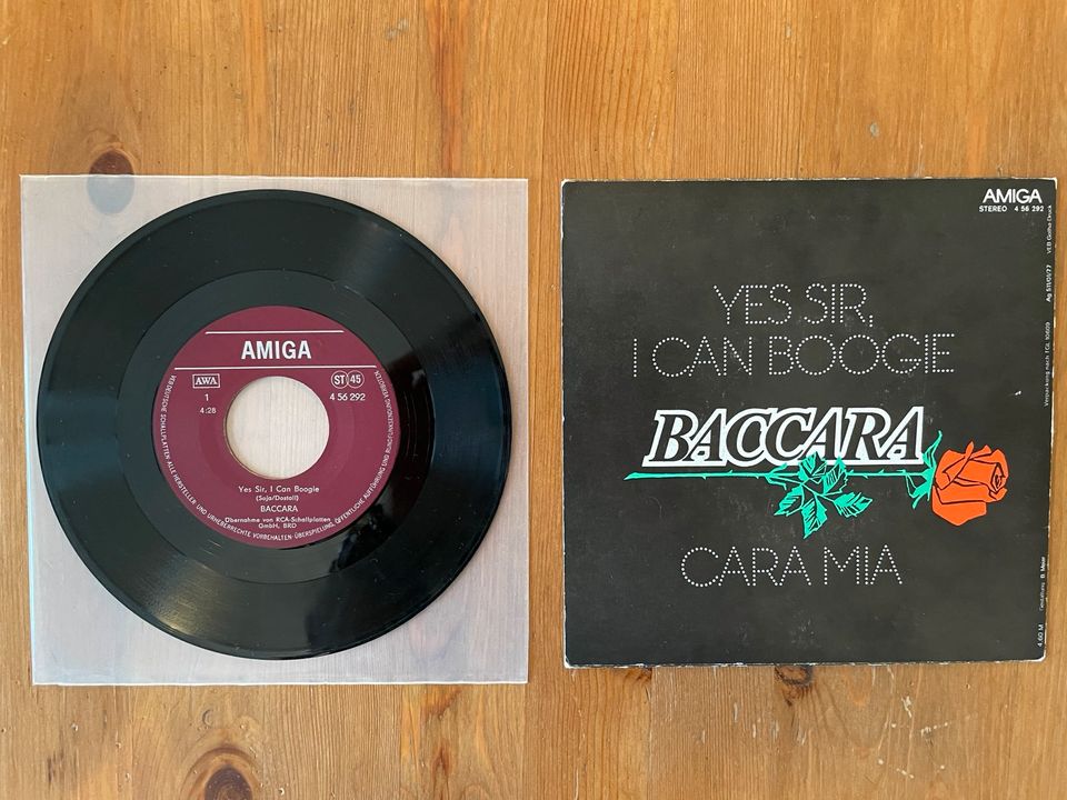 Baccara Single Yes Sir, I Can Boogie / Cara Mia Schallplatte 7“ in Leipzig