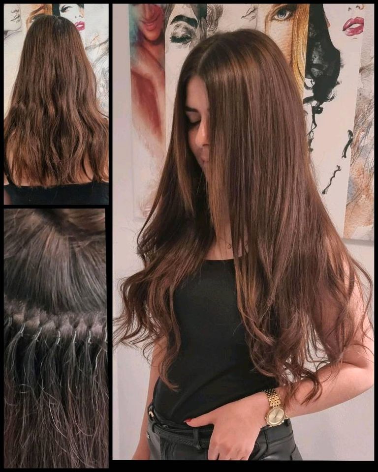 Brasilianische Haarverlängerung Methode/Brazilianknots Extensions in Hockenheim