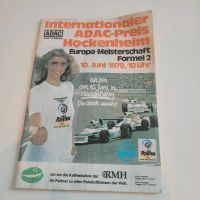 Internationaler ADAC Preis Hockenheim Formel 2 Programmheft 1979 Stuttgart - Stuttgart-West Vorschau