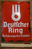 Altes Emailleschild Deutscher Ring Coswig (Anhalt) - Buko Vorschau