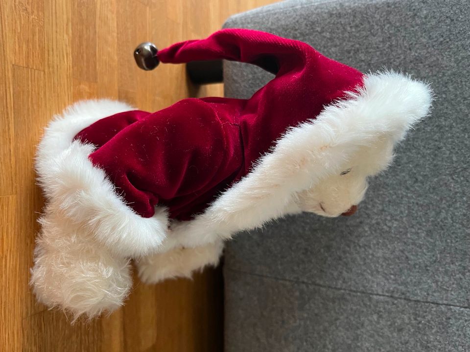 Steiff Weihnachtsteddybär aus feinstem Mohair weiß in Hamburg