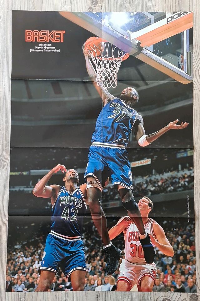 NBA Poster KEVIN GARNETT (Minnesota Timberwolves) in Bremen