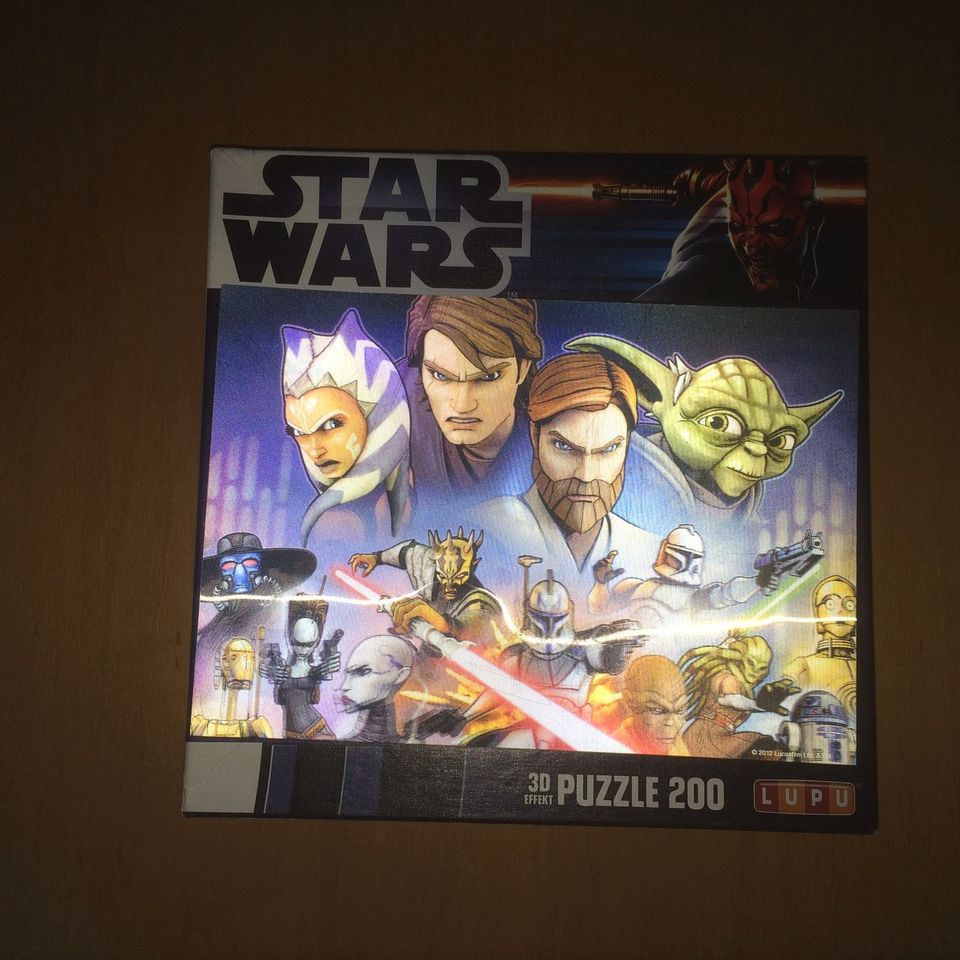 Starwars Puzzle 200 Teile 3D Effekt in Gröbzig