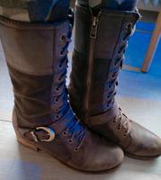 Timberland halbhohe Stiefel Stiefeletten Wildleder Leder 39 braun Bayern - Aschaffenburg Vorschau