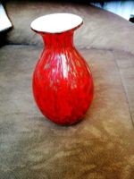 schicke  alte   rot Goldsprenkel   Designer Vase  retro-vintage ❗ Sachsen - Aue Vorschau