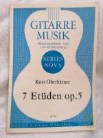 Gitarre Musik 7 Etüden Op. 5 Kurt Oberleitner Nordrhein-Westfalen - Herne Vorschau