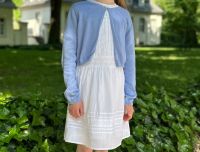 Schickes weißes Kleid Cyrillus Paris Größe 134 wie neu Münster (Westfalen) - Mauritz Vorschau