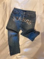 Vintage Moschino Jeans mit Tremor Print | 90s y2k boho hobo chic Pankow - Weissensee Vorschau