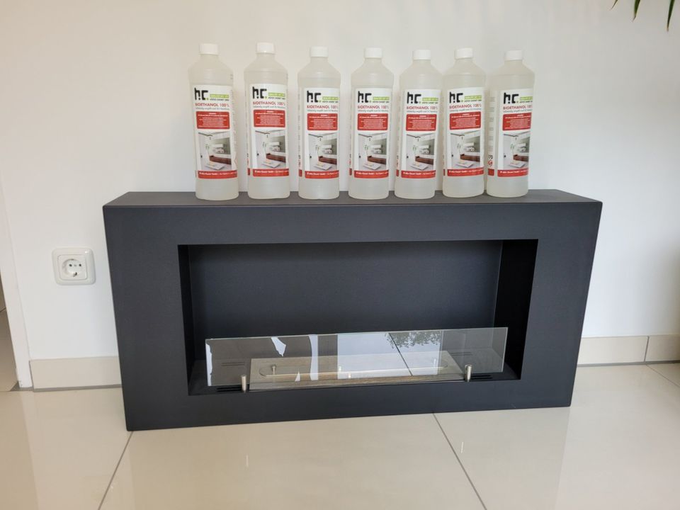 "BLACK BOX 900" ETHANOL-Kamin,Wand hängend,Sicherh.-Glas, NP720 € in Friedrichsdorf