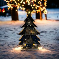 Beleuchteter Weihnachtsbaum Saarland - Friedrichsthal Vorschau